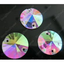 Flat Back Sew on Faceted Crystal Stone for Garment Accessory